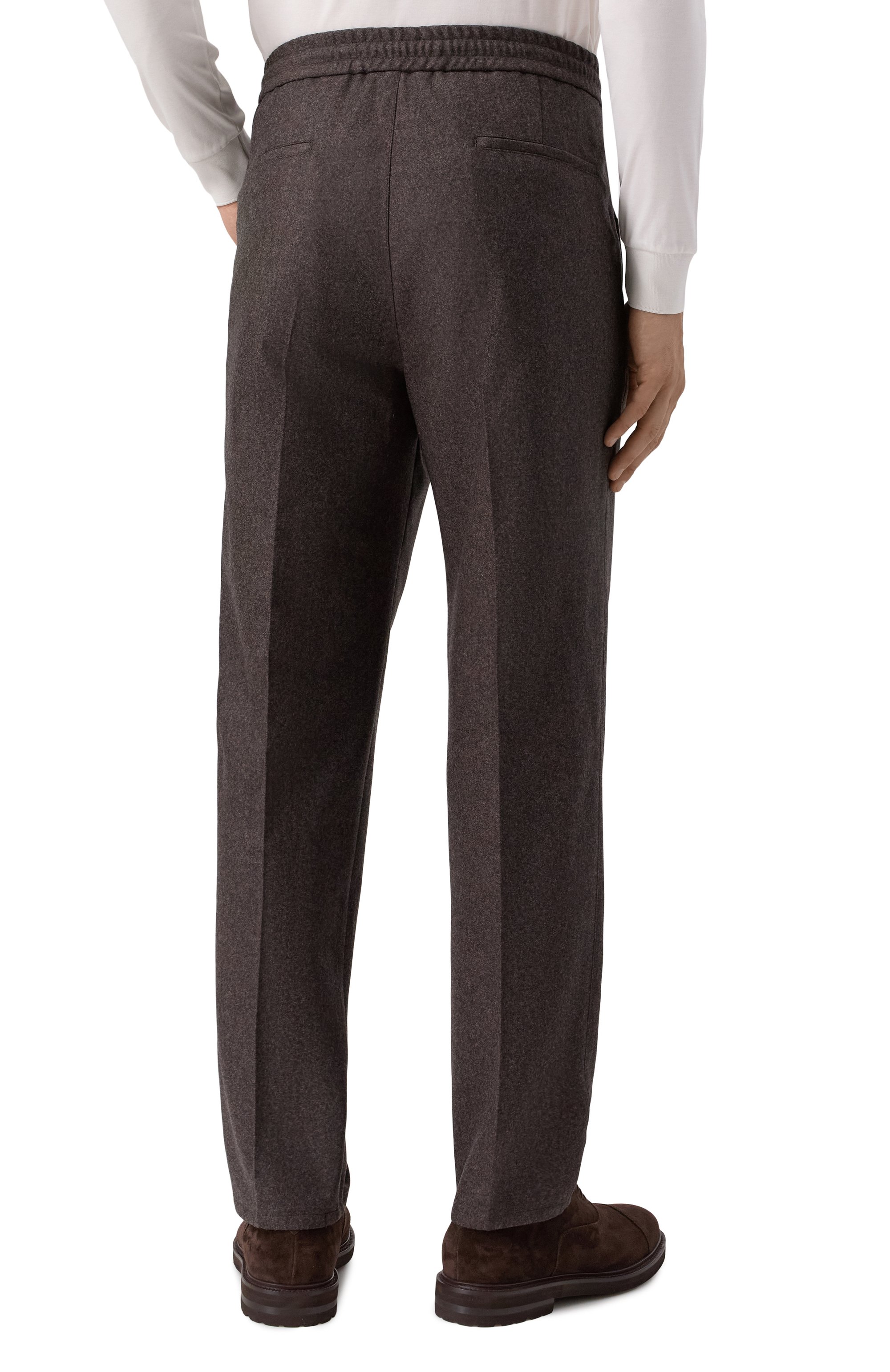 Шерстяные брюки BRUNELLO CUCINELLI, арт. M038PE1710, фото 4