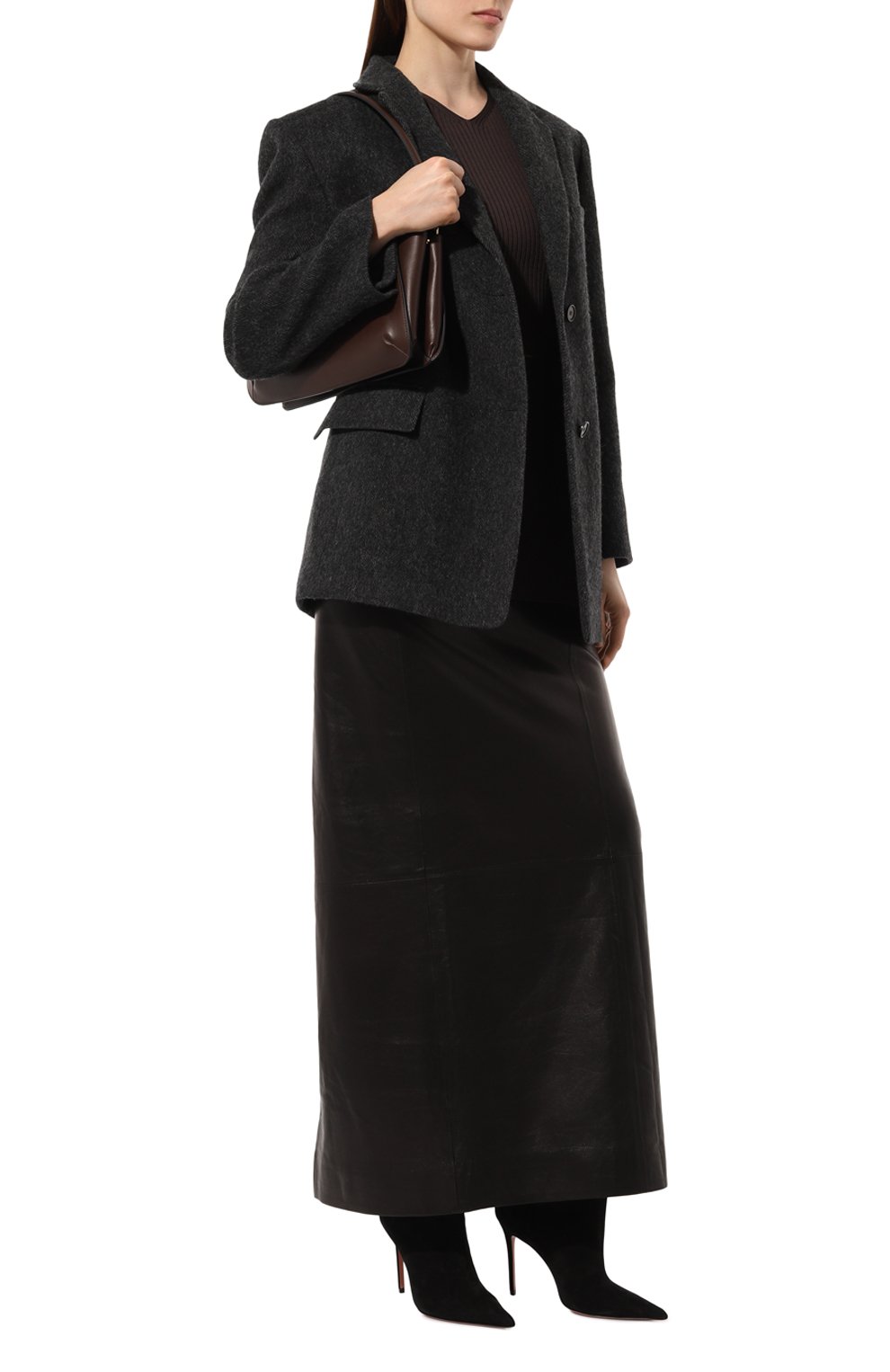 Замшевые сапоги fiona 100 AMINA MUADDI, арт. FI0NA B00T 95/SUEDE, фото 2