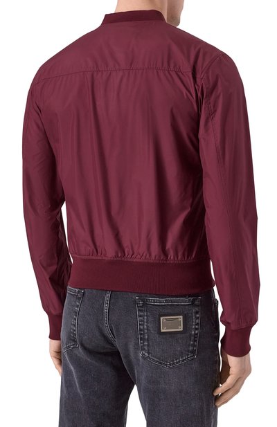 Бомбер DOLCE & GABBANA малинового цвета по цене 170500 руб., арт. G9BLMT/FUS27, фото 4 Бомбер DOLCE & GABBANA, арт. G9BLMT/FUS27, фото 4