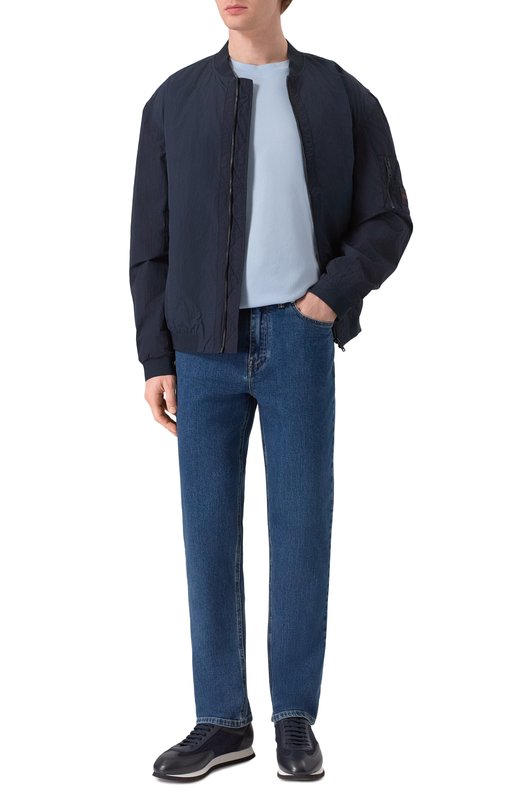 Хлопковая футболка Bogner 58199178 Голубой  58199178 Фото 2