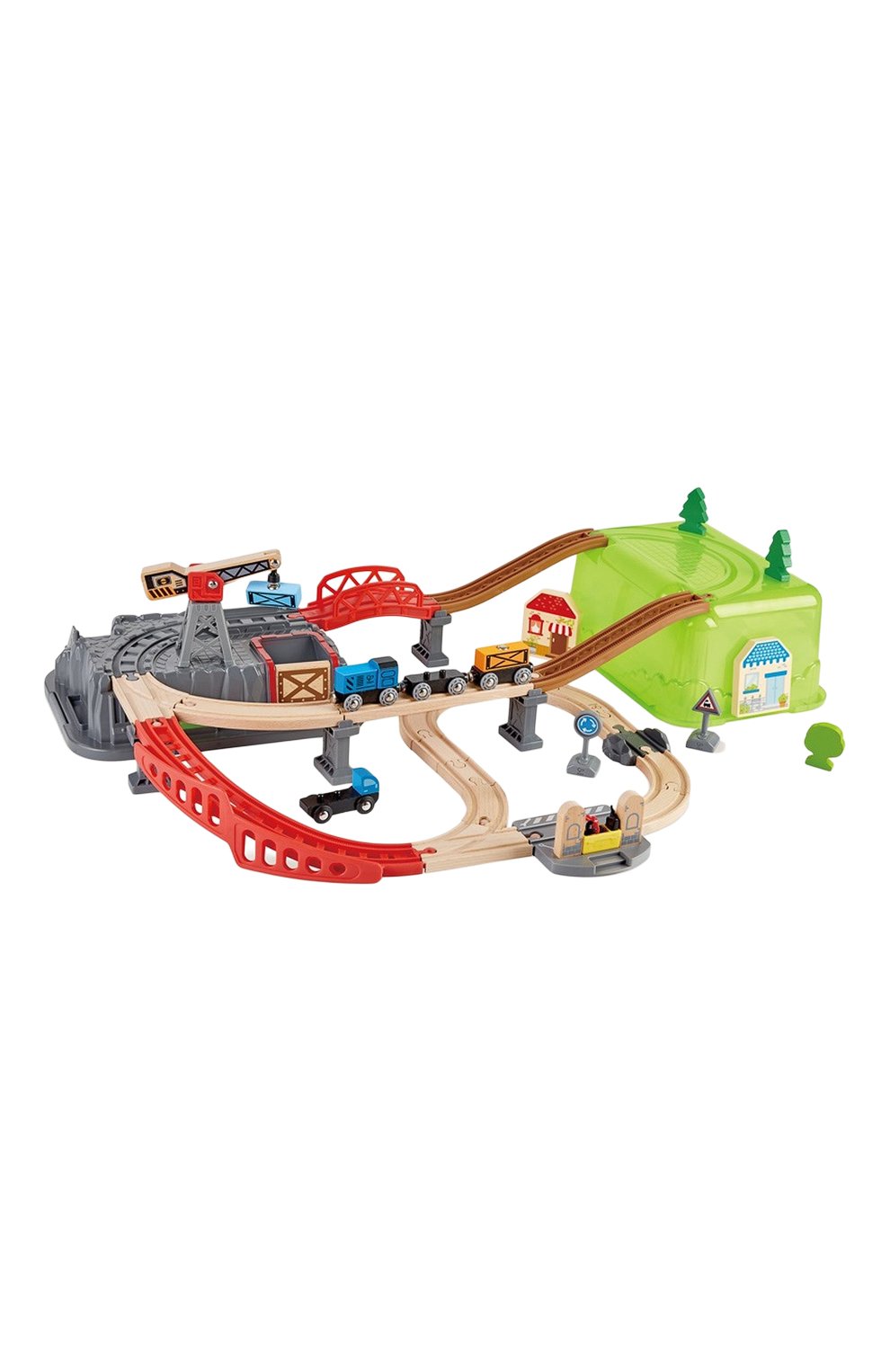 Железная дорога строительный комплекс HAPE, арт. E3764_HP, фото 1