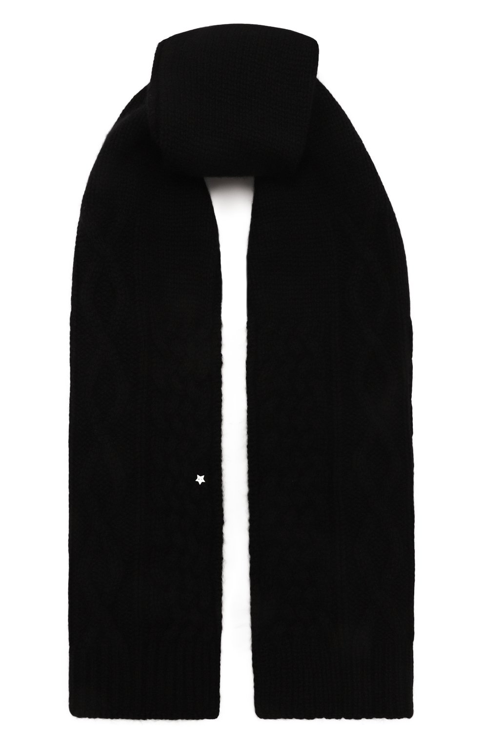 Кашемировый шарф LORENA ANTONIAZZI черного цвета по цене 58600 руб., арт. I24253SP49A/9999, фото 1 Кашемировый шарф LORENA ANTONIAZZI, арт. I24253SP49A/9999, фото 1