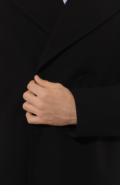 Утепленное пальто EMPORIO ARMANI темно-синего цвета по цене 69950 руб., арт. 6D1L61/1NUBZ, фото 5 Утепленное пальто EMPORIO ARMANI, арт. 6D1L61/1NUBZ, фото 5