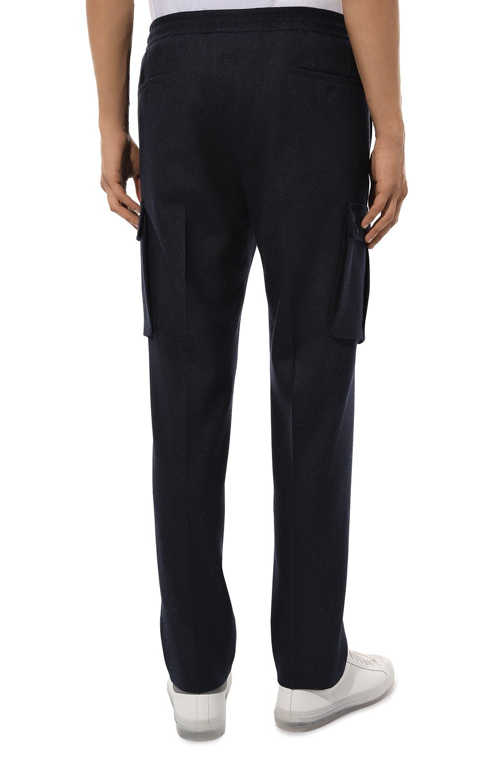 Шерстяные брюки-карго CORNELIANI, арт. 944L14-9418801, фото 4