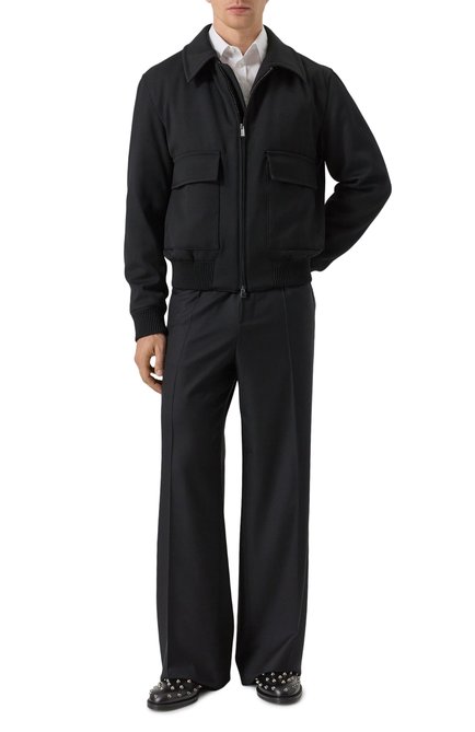 Мужские шерстяные брюки MOSCHINO, арт. A0351/5238