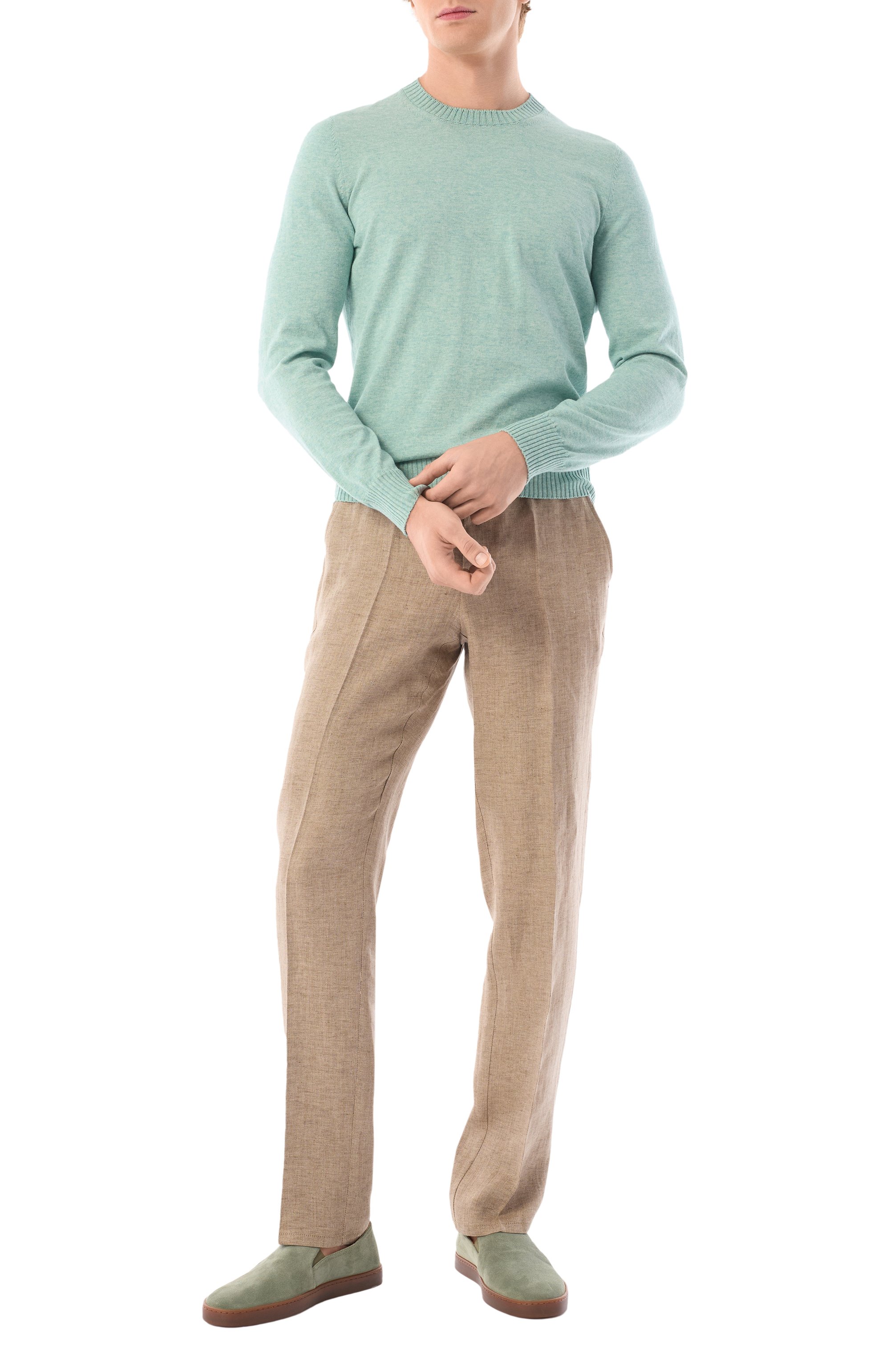 Джемпер из хлопка и кашемира GRAN SASSO, арт. 57167/23216, фото 2