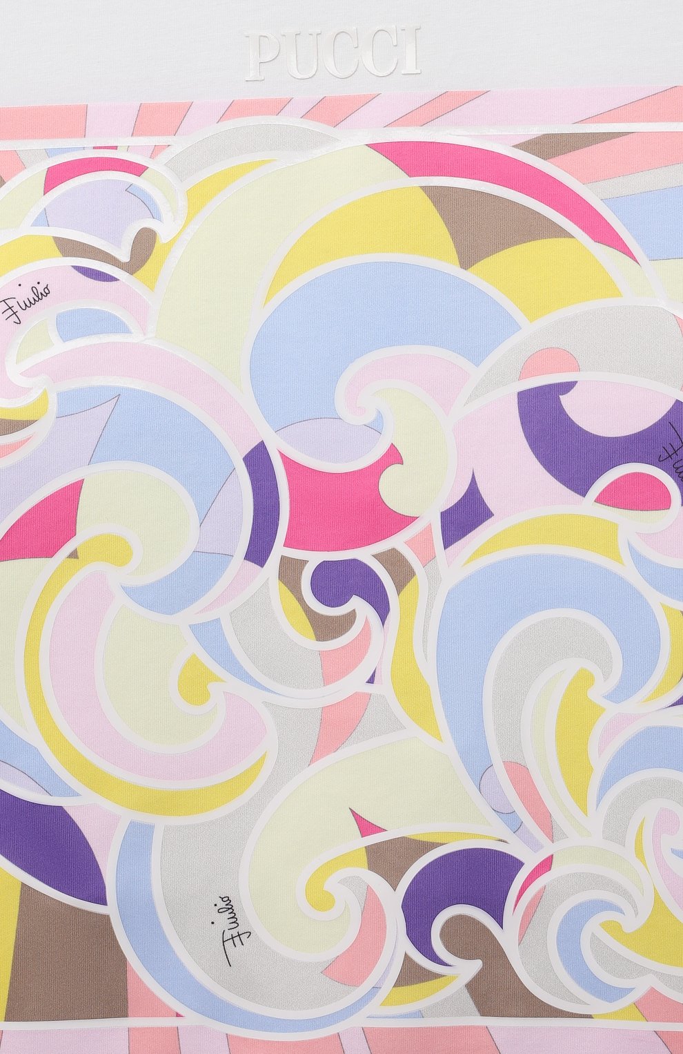 Хлопковая футболка EMILIO PUCCI, арт. 9O8191, фото 3