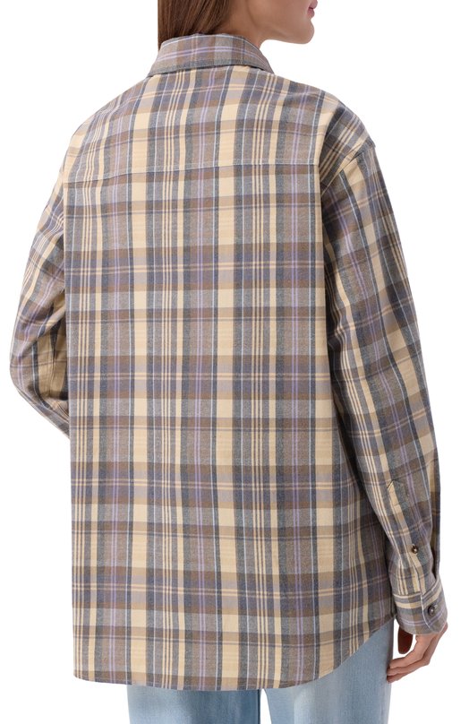 Хлопковая рубашка 12 STOREEZ 135535 Бежевый  135535 Фото 4