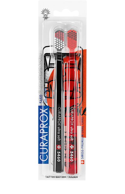 Набор зубных щеток ultrasoft tattoo CURAPROX, арт. 7612412424454, фото 2