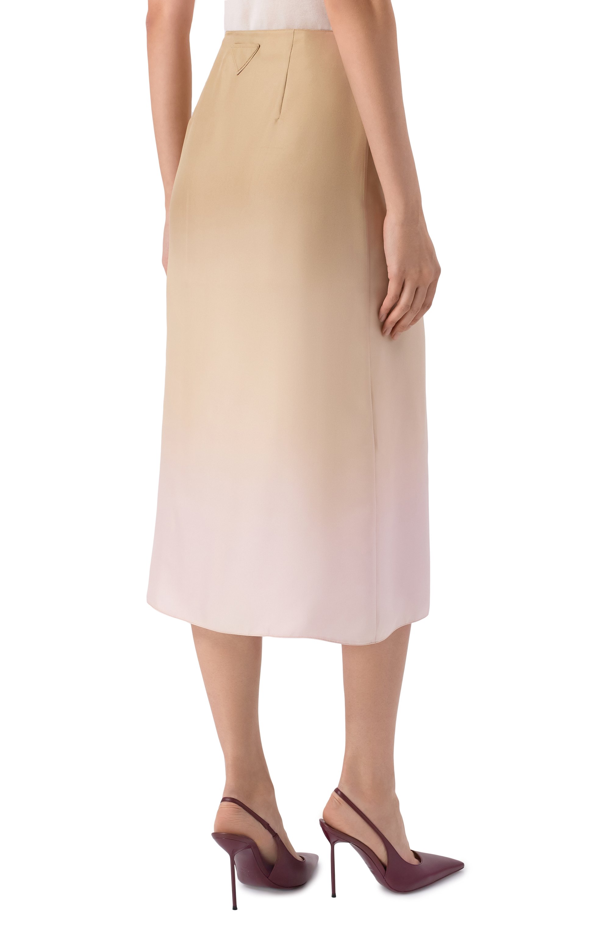 Шелковая юбка PRADA, арт. P150J/14J3, фото 4