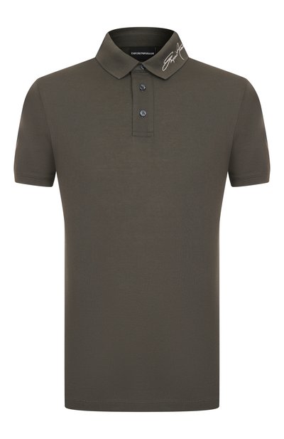 Мужское хлопковое поло EMPORIO ARMANI, арт. EM002999/AF12955