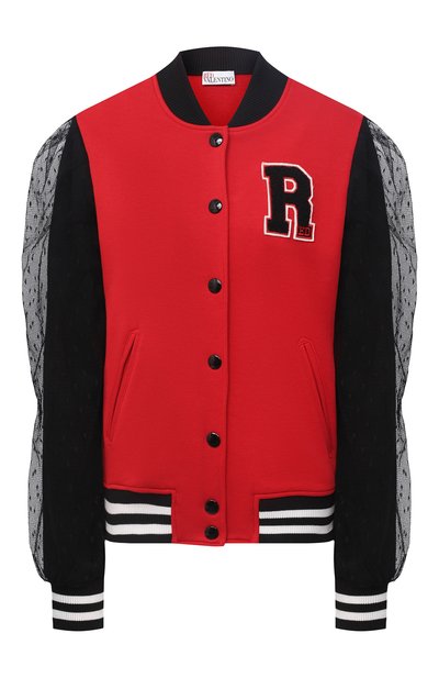 Женский хлопковый бомбер REDVALENTINO, арт. UR3MB00S/5AR