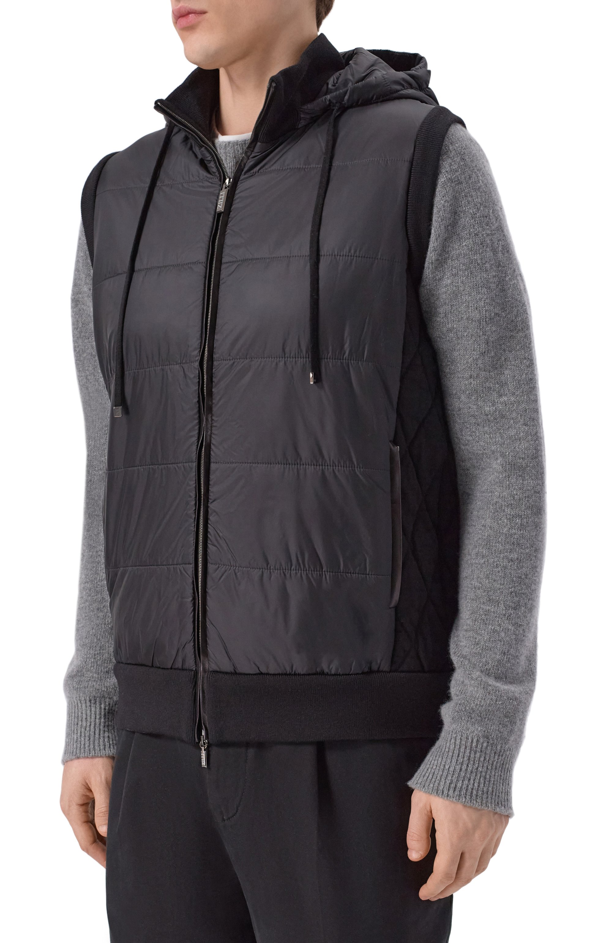 Жилет из шерсти и шелка ZILLI, арт. KHG001M0295VQUI00, фото 3