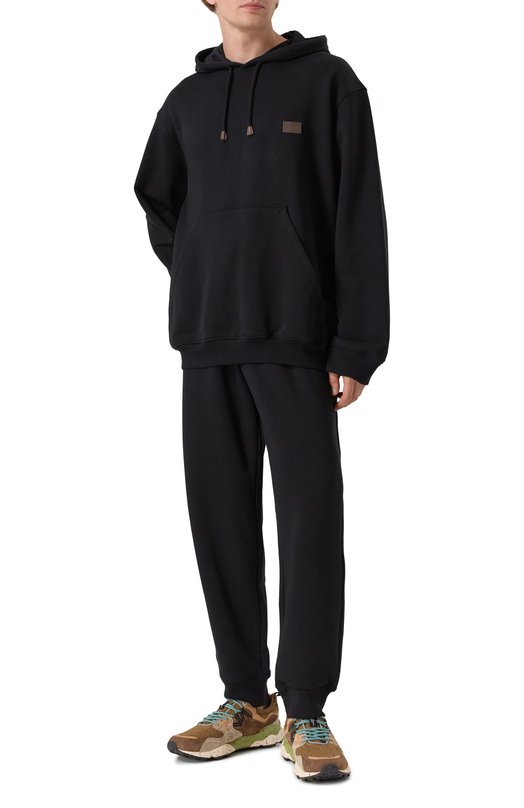 Хлопковое худи Moschino A1706/5228 Чёрный  A1706/5228 Фото 2