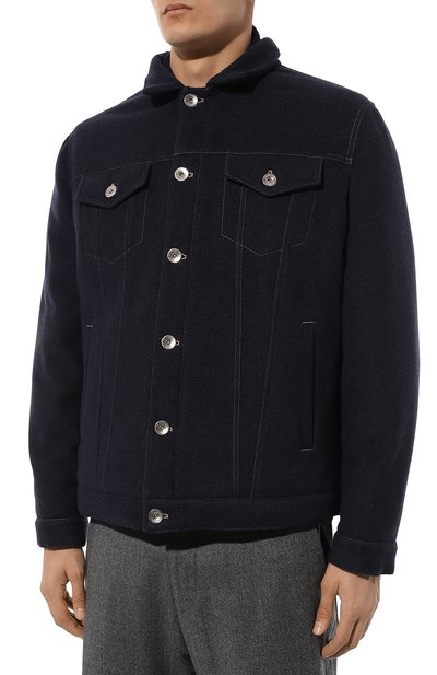 Утепленная куртка-рубашка BRUNELLO CUCINELLI, арт. MT4976880, фото 3