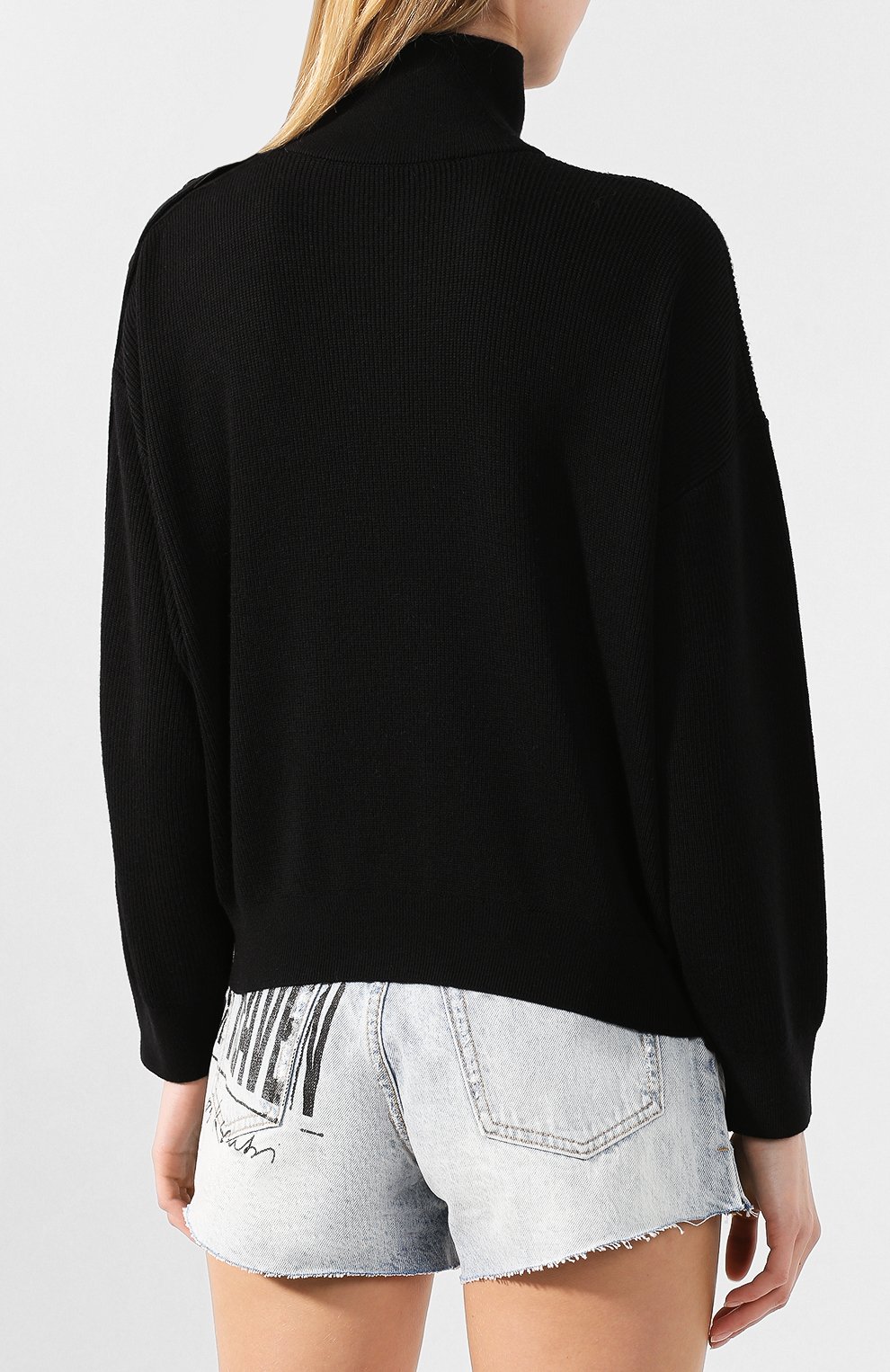 Шерстяной свитер ALEXANDERWANG.T черного цвета по цене 38350 руб., арт. 4KC1201053, фото 4 Шерстяной свитер ALEXANDERWANG.T, арт. 4KC1201053, фото 4