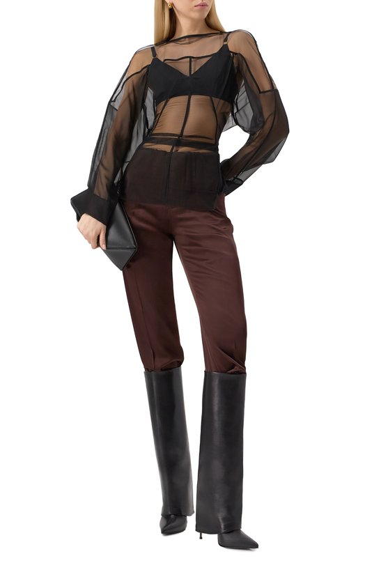 Блузка Rick Owens RP01E7229/TUSS Чёрный  RP01E7229/TUSS Фото 2