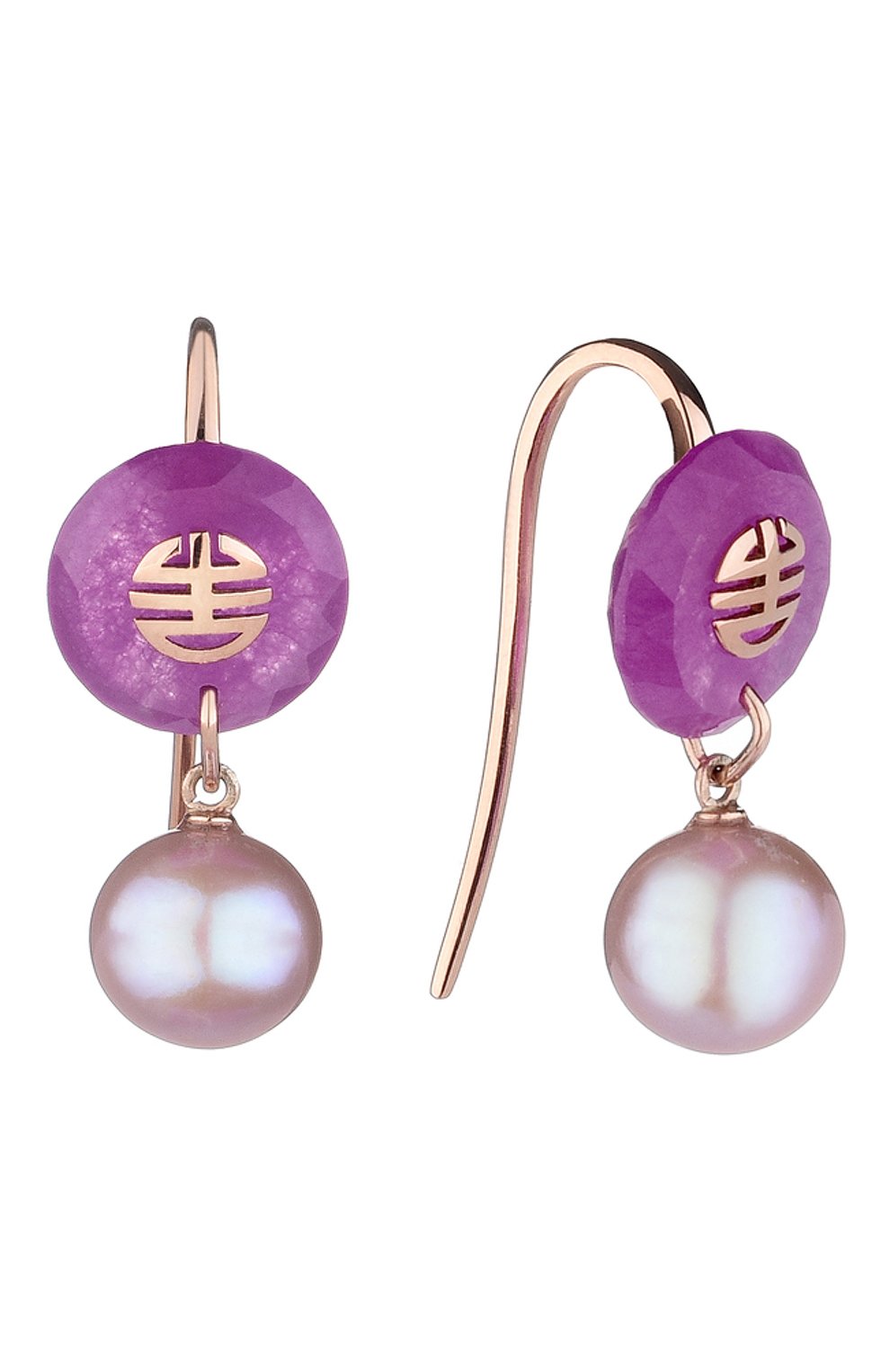 Серьги MIMI бесцветного цвета по цене 99000 руб., арт. O22VDRGLV-85, фото 1 Серьги MIMI, арт. O22VDRGLV-85, фото 1