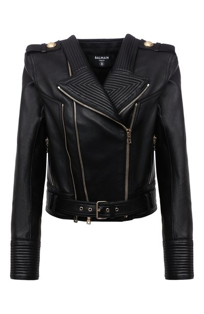 Кожаная куртка BALMAIN, арт. WF1TD000/L158, фото 1