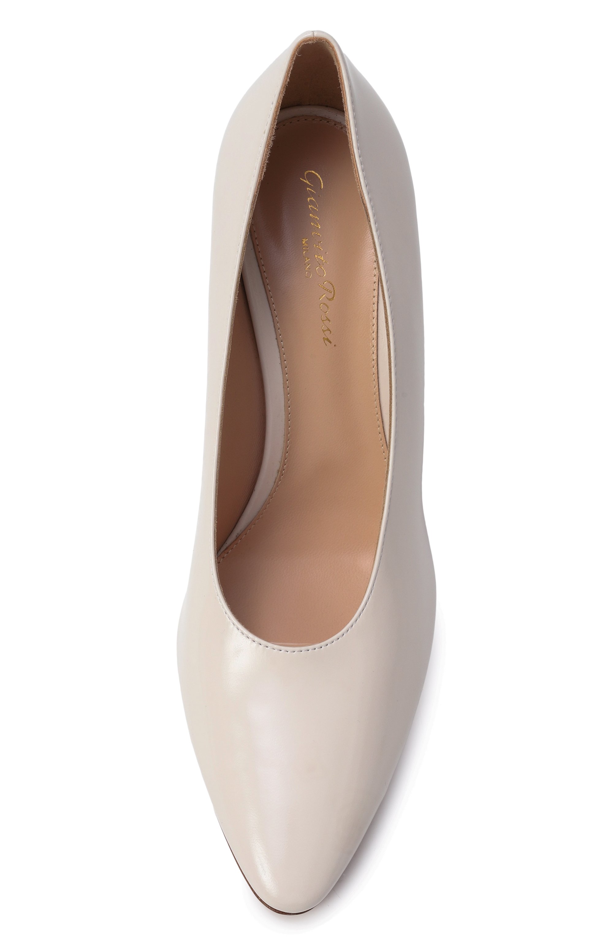 Кожаные туфли amelia GIANVITO ROSSI серого цвета по цене 99100 руб., арт. G22325.85RIC.NUI0FFW, фото 6 Кожаные туфли amelia GIANVITO ROSSI, арт. G22325.85RIC.NUI0FFW, фото 6