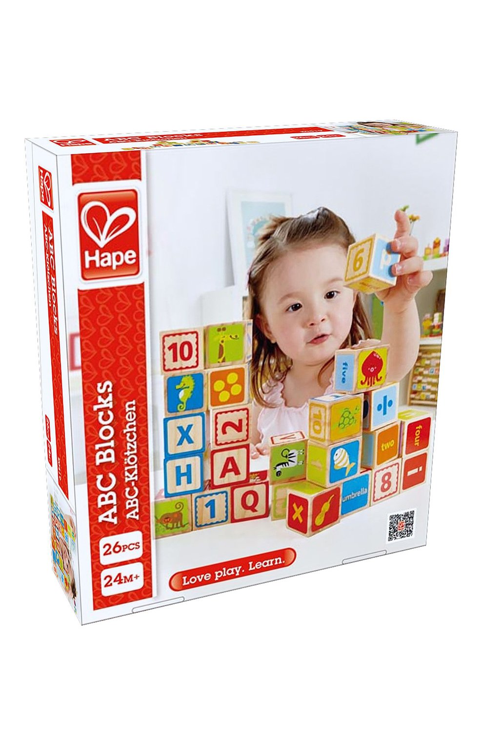 Развивающая игрушка Кубики ABC HAPE детского разноцветного цвета ...