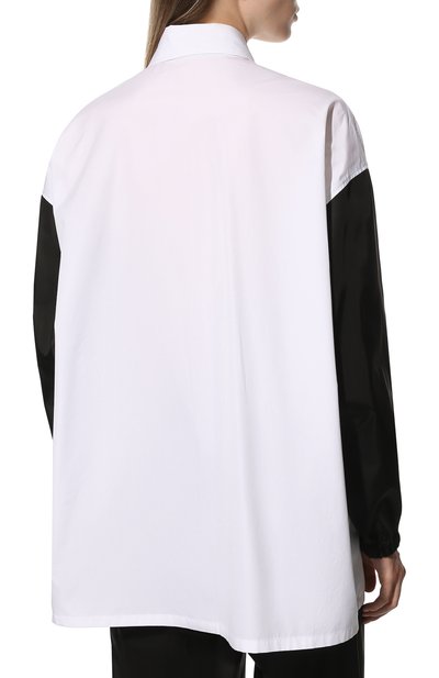 Хлопковая рубашка PRADA, арт. P415F-10UR-F0964-212, фото 4