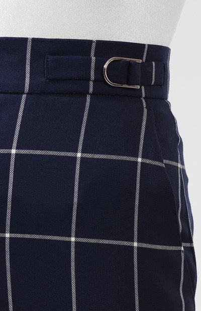 Шерстяные брюки GABRIELA HEARST темно-синего цвета по цене 113500 руб., арт. 419205 W013, фото 5 Шерстяные брюки GABRIELA HEARST, арт. 419205 W013, фото 5