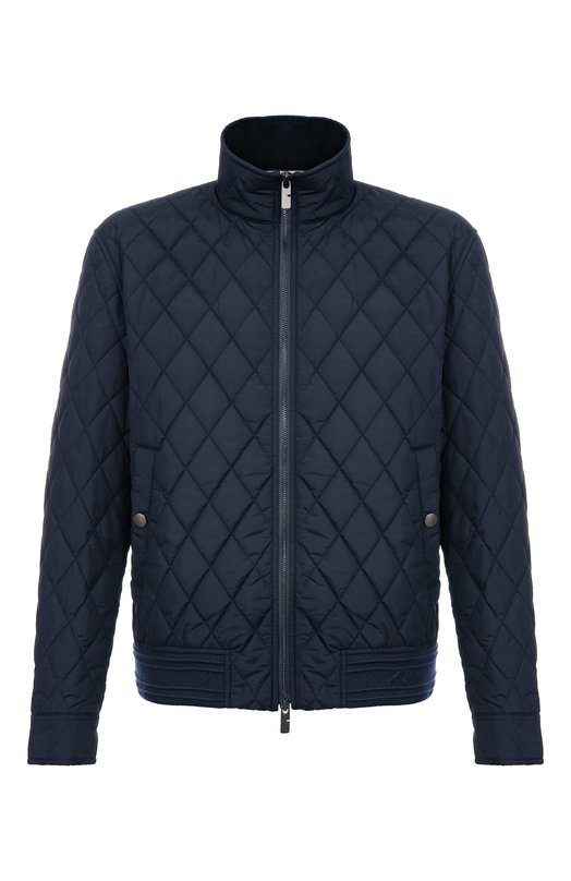 Утепленный бомбер Burberry 8110186 Синий 8110186