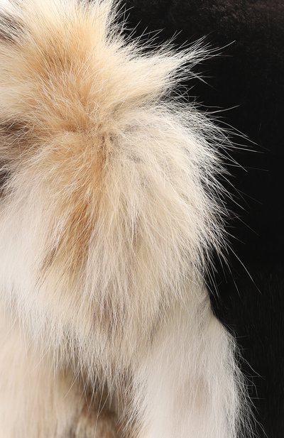 Меховая шапка-ушанка селин из норки и рыси FURLAND, арт. 0090932910092600000, фото 3