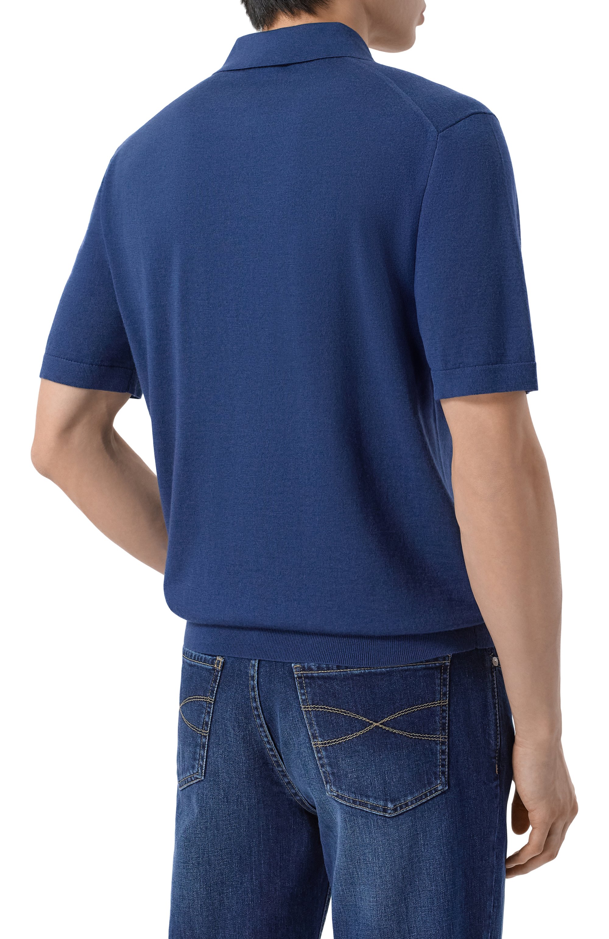 Поло из шерсти и шелка 12 STOREEZ, арт. 136311, фото 4