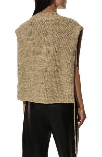 Жилет из шерсти и хлопка MAISON MARGIELA, арт. SI0TH0001/S17802, фото 4