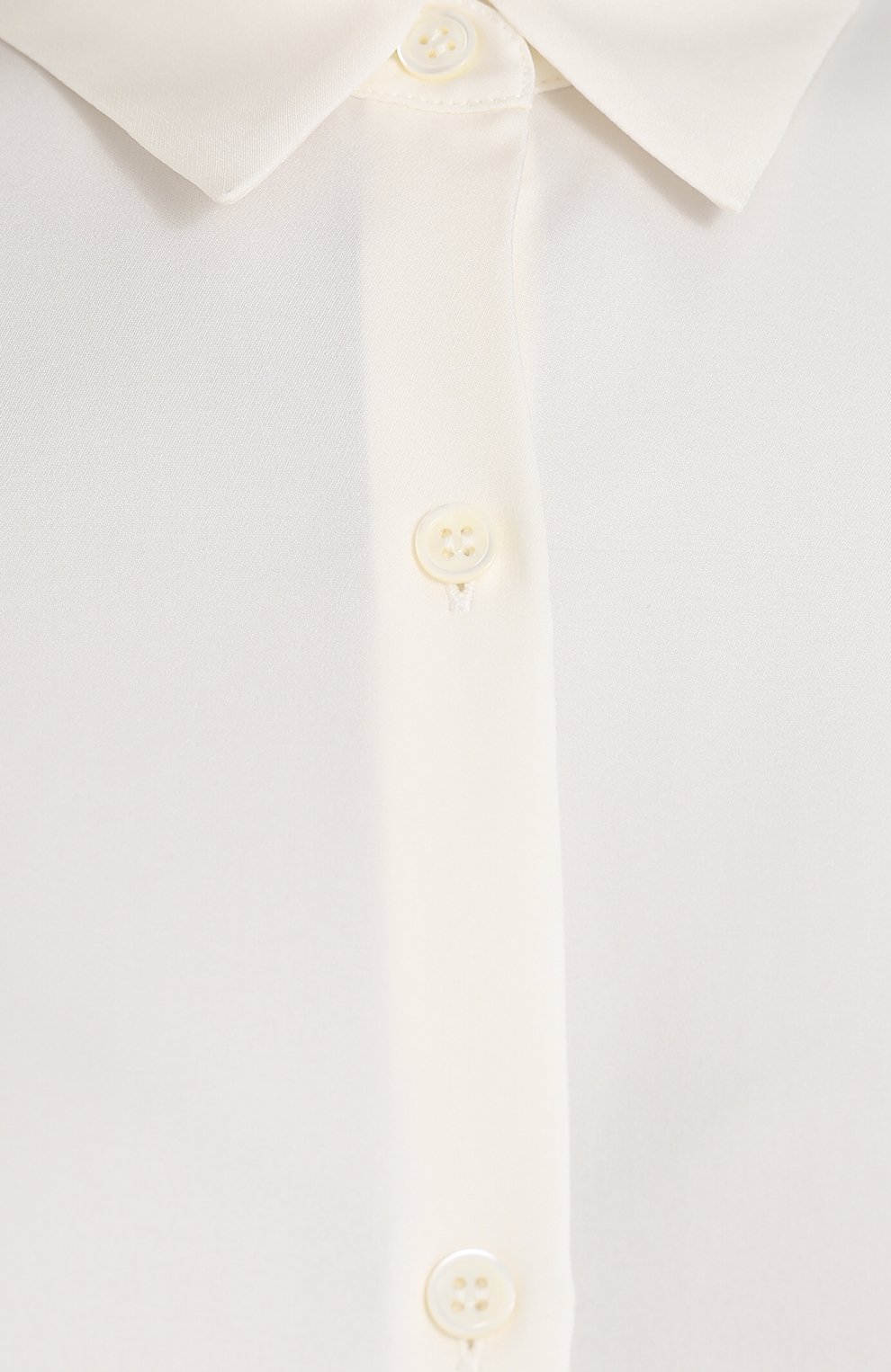 Приталенная шелковая блуза THEORY белого цвета по цене 21400 руб., арт. F0002514, фото 5 Приталенная шелковая блуза THEORY, арт. F0002514, фото 5