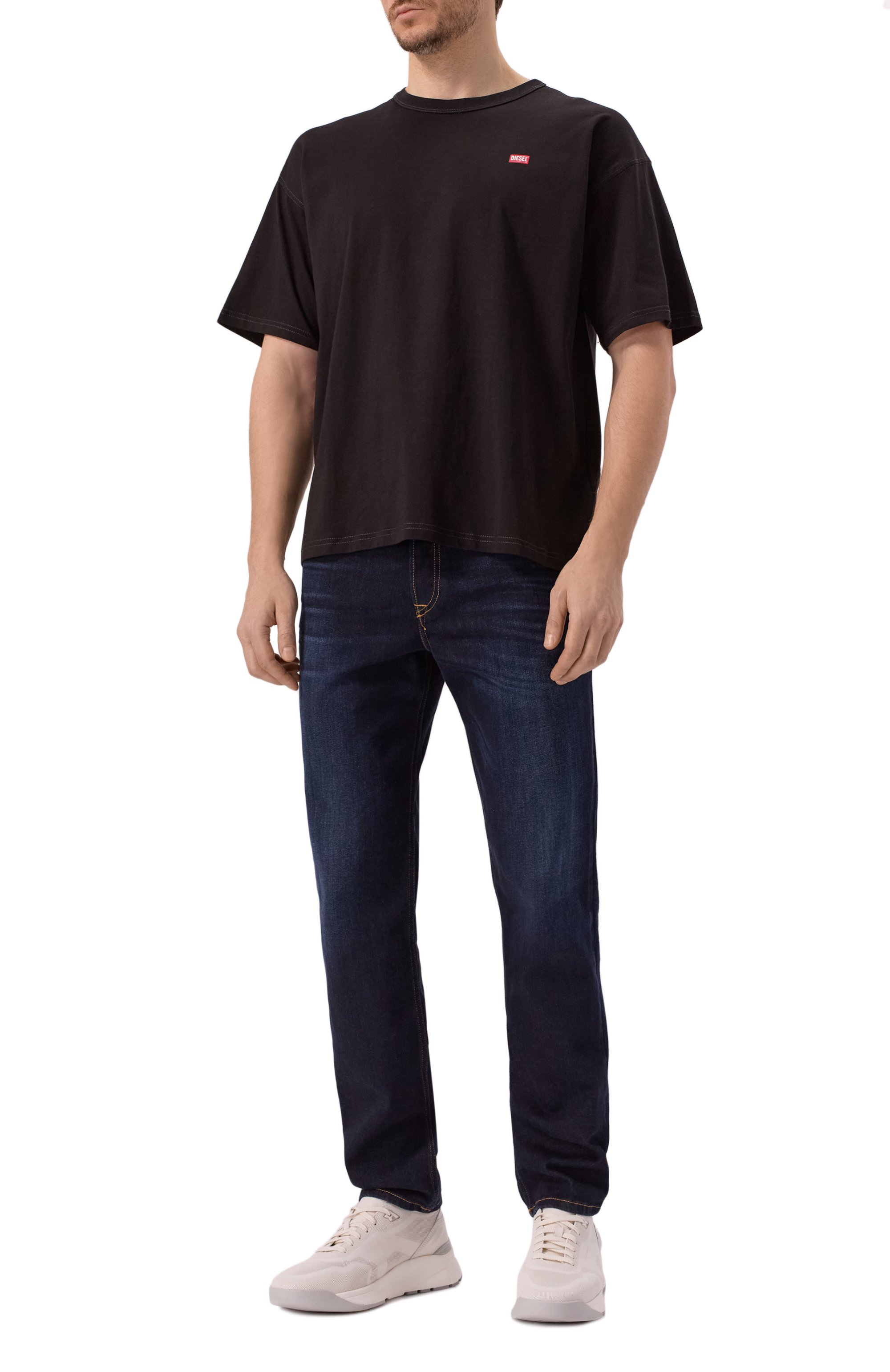 Хлопковая футболка DIESEL, арт. A16400/0QIAM, фото 2