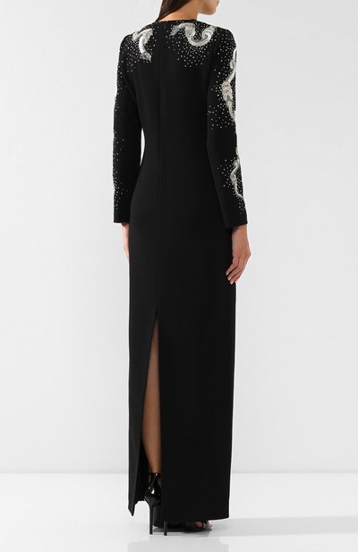 Шерстяное платье GIVENCHY черного цвета по цене 521500 руб., арт. BW20FVG0EK, фото 4 Шерстяное платье GIVENCHY, арт. BW20FVG0EK, фото 4