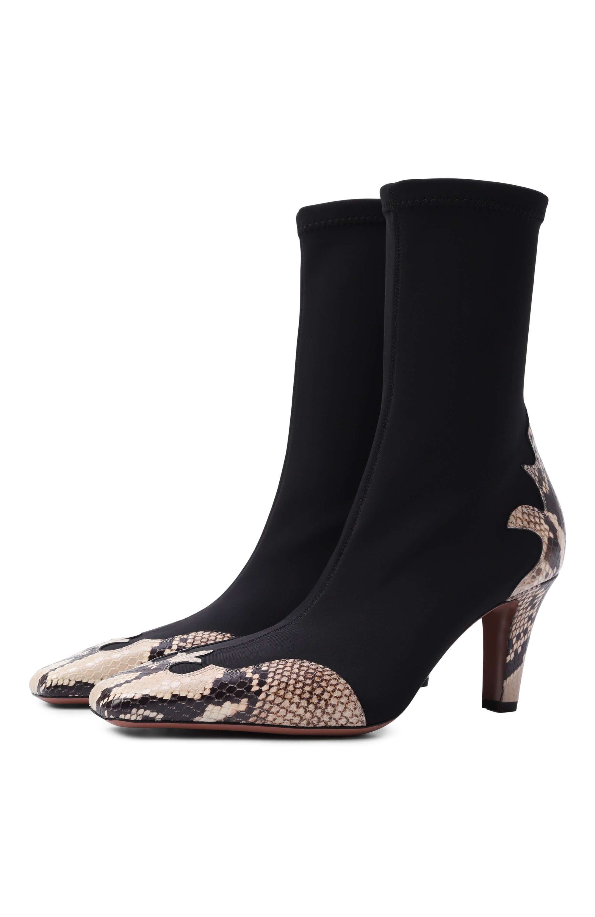 Комбинированные ботильоны belle western 75 PARIS TEXAS, арт. PX1562/XPTMI, фото 1