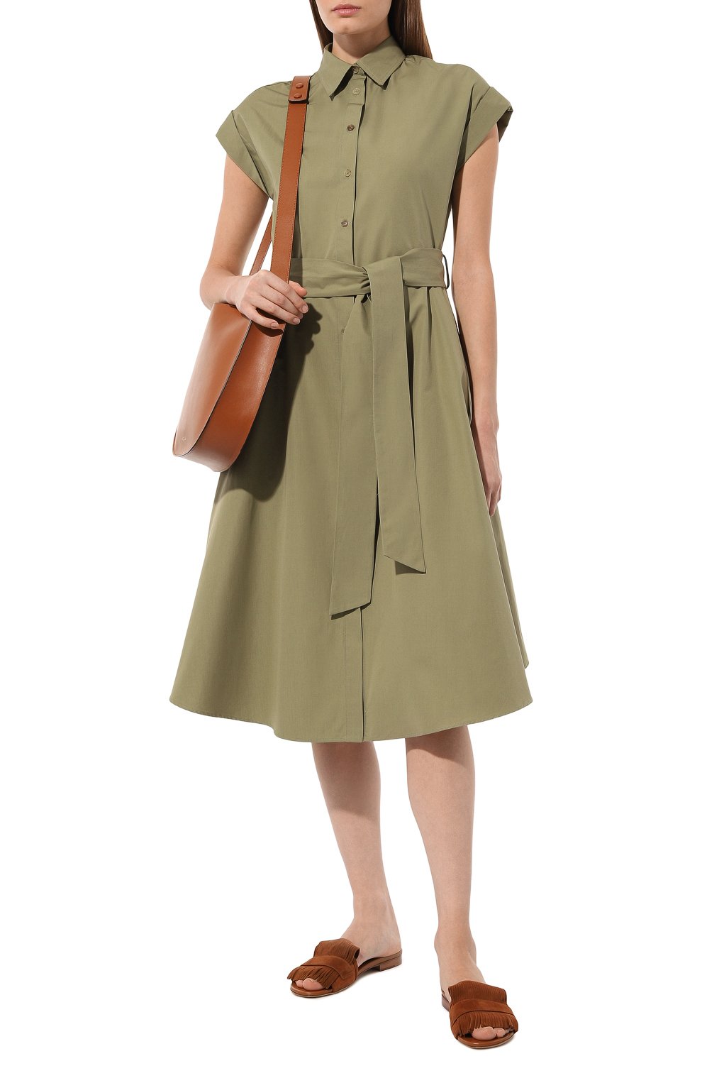 Хлопковое платье KITON, арт. D55375K0972C, фото 2