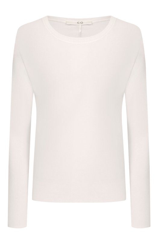 Хлопковый лонгслив Co 1091NCR-C0RE Кремовый 1091NCR-C0RE