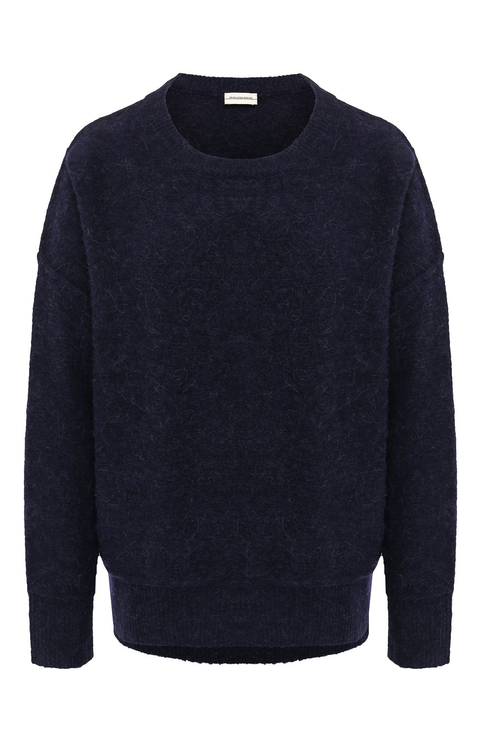 Свитер BY MALENE BIRGER темно-синего цвета по цене 27250 руб., арт. Q67273001Z/BIAGI0, фото 1 Свитер BY MALENE BIRGER, арт. Q67273001Z/BIAGI0, фото 1