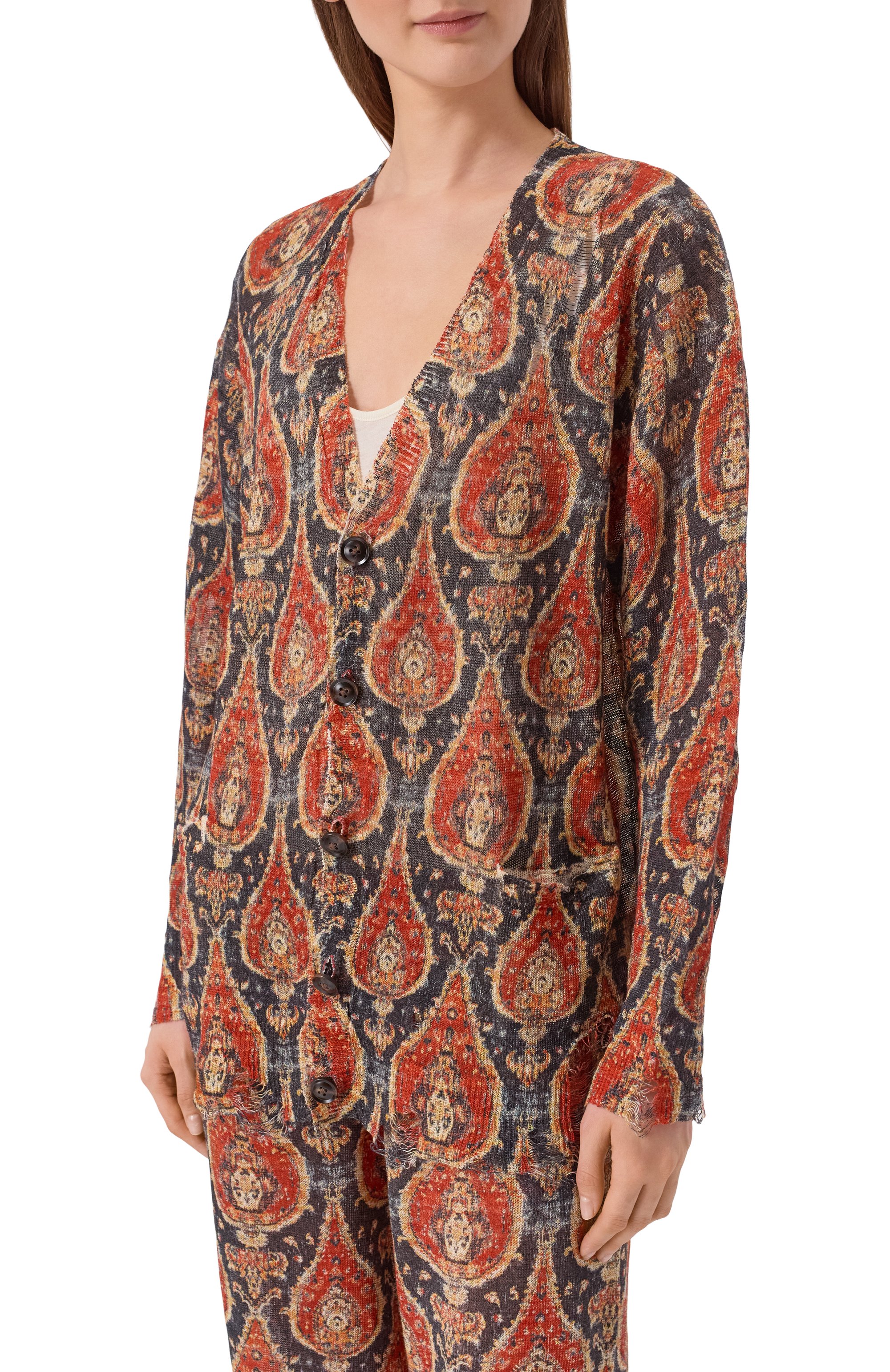 Льняной кардиган R13, арт. R13WY237-Y250A, фото 3