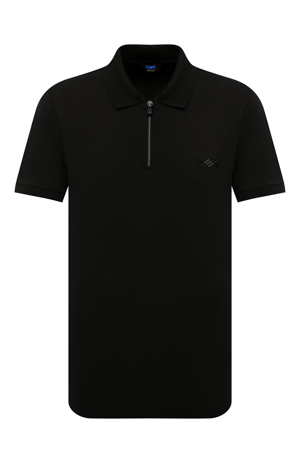 Поло из хлопка и шелка KITON, арт. UMM0275, фото 1