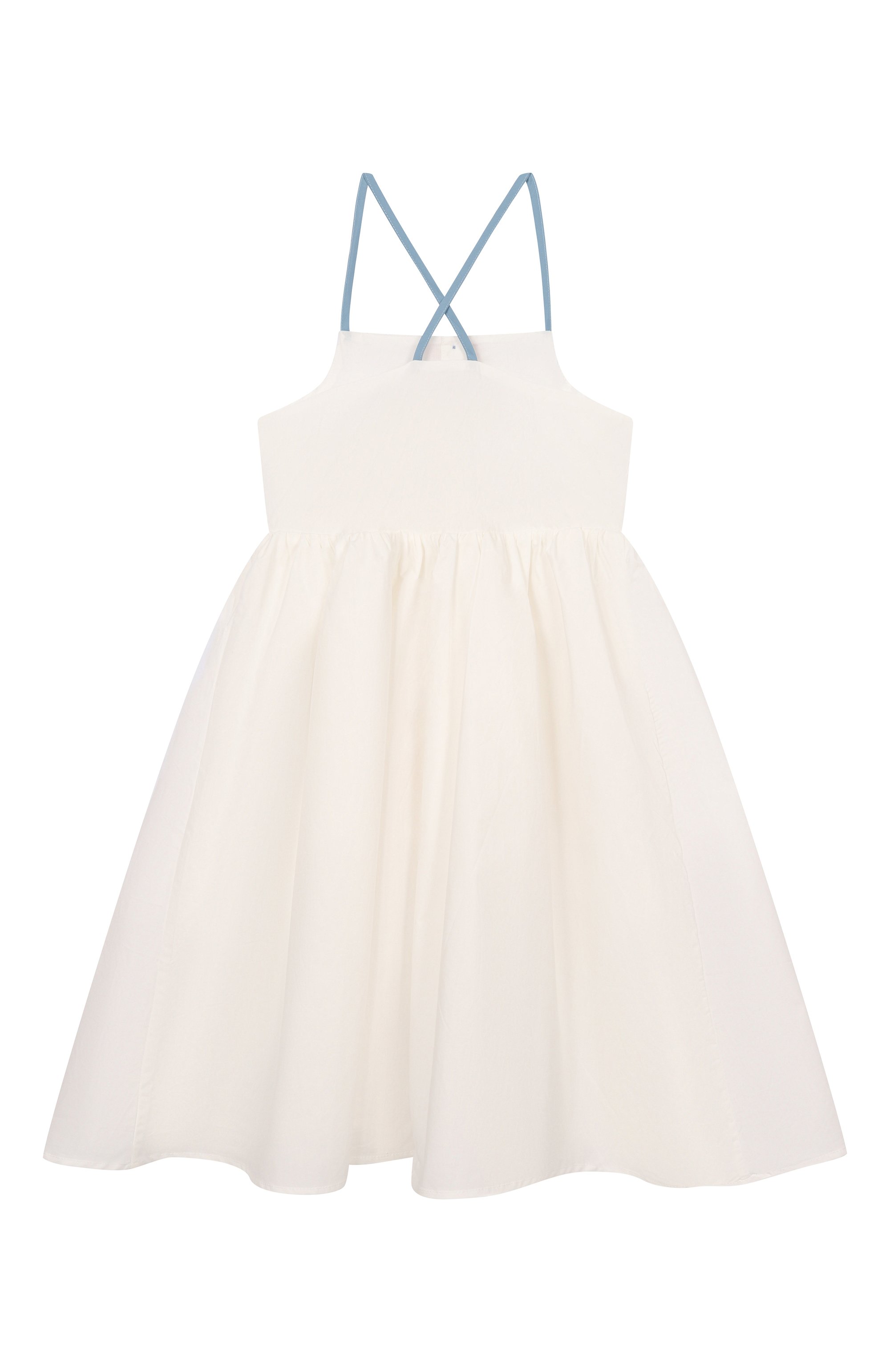 Хлопковый сарафан STELLA MCCARTNEY молочного цвета по цене 15300 руб., арт. TY1B42, фото 2 Хлопковый сарафан STELLA MCCARTNEY, арт. TY1B42, фото 2