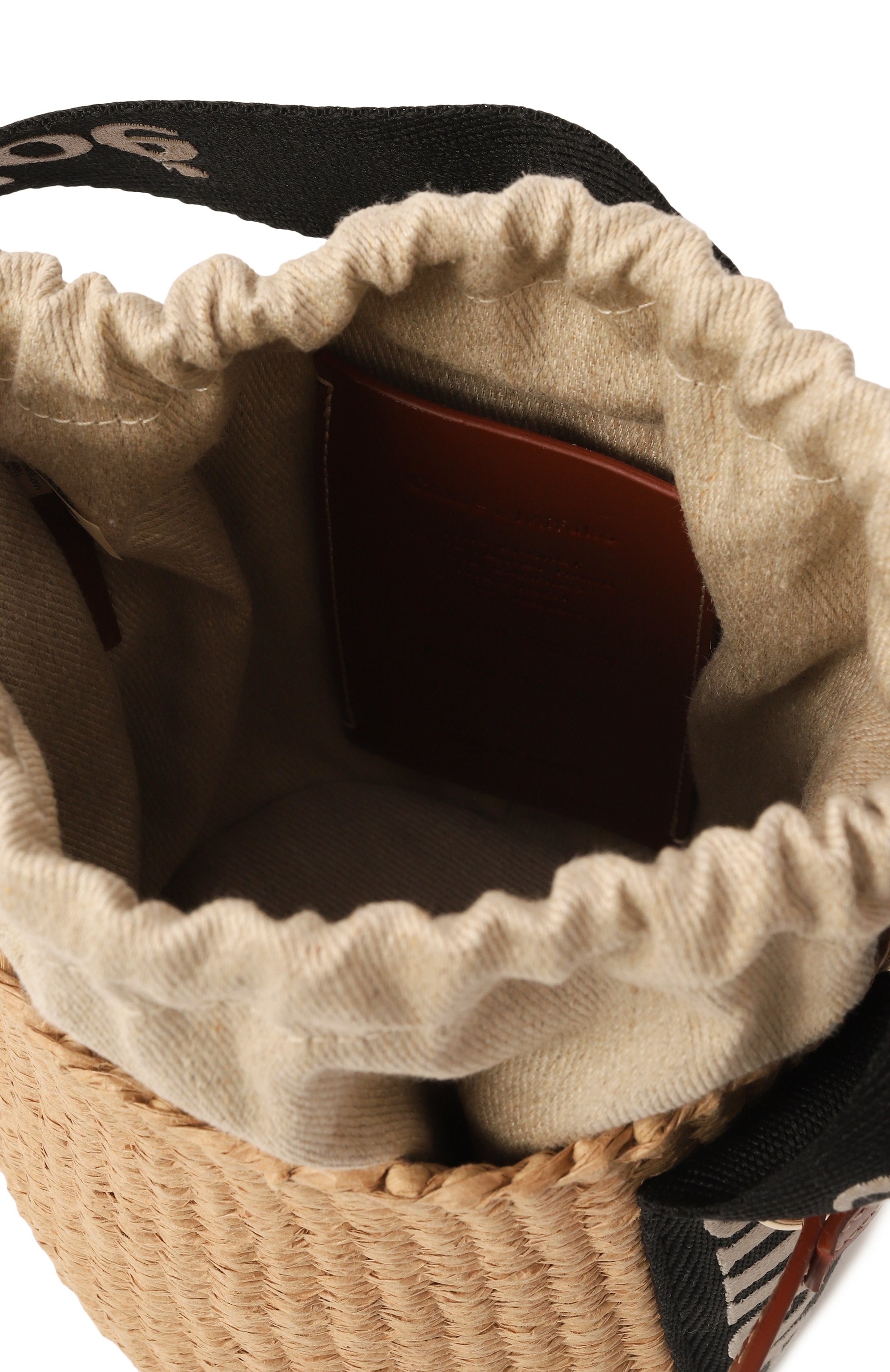 Сумка chloé x mifuko woody small CHLOÉ, арт. CHC23AS381L18, фото 5