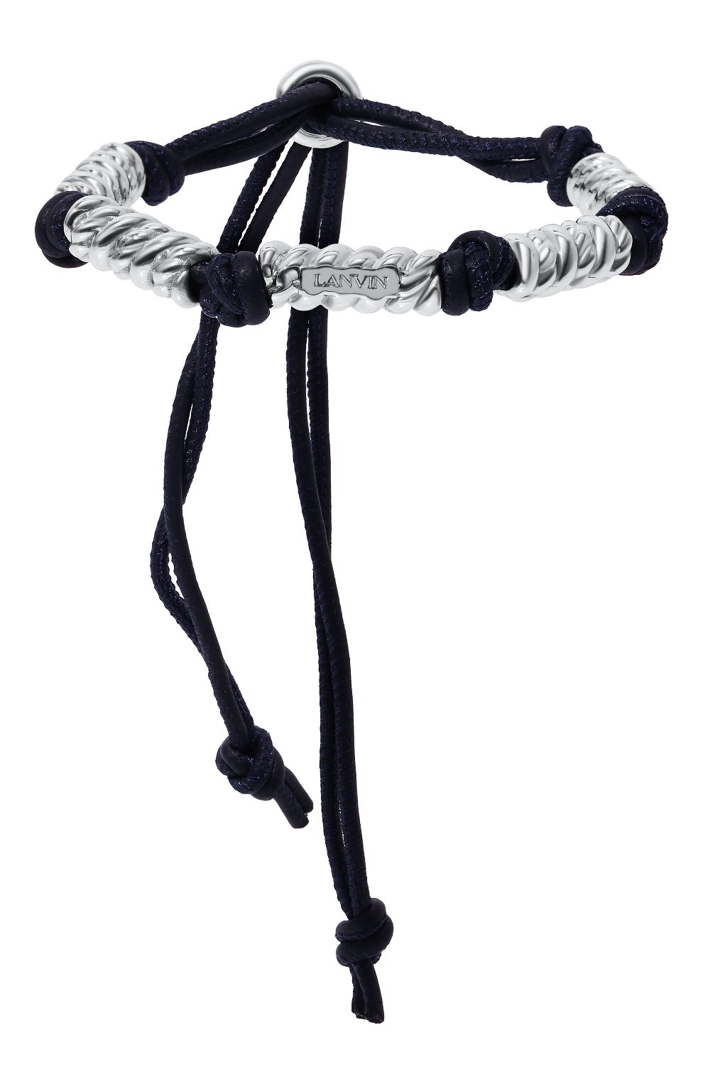Кожаный браслет LANVIN синего цвета по цене 54100 руб., арт. 9159/6, фото 1 Кожаный браслет LANVIN, арт. 9159/6, фото 1
