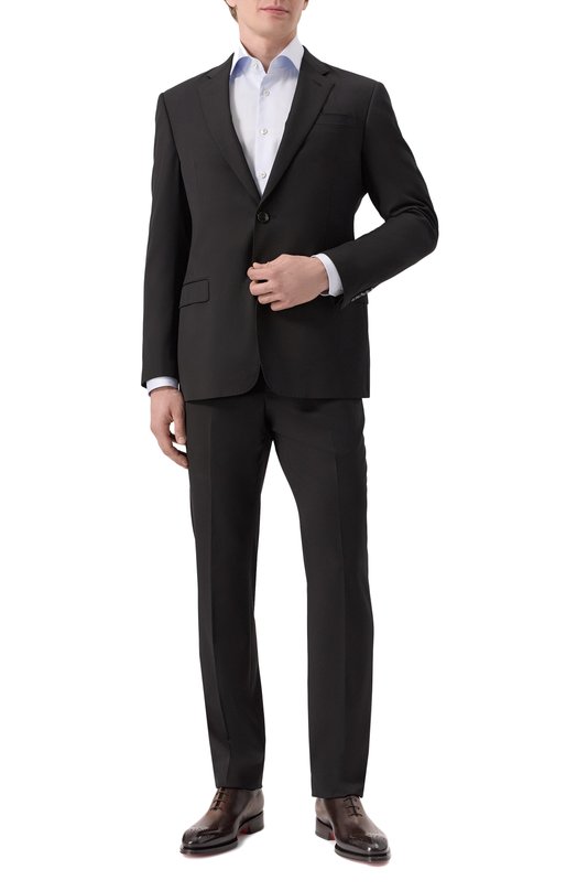 Шерстяной костюм Giorgio Armani GM000007/TE10047 Чёрный  GM000007/TE10047 Фото 2