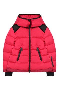 Детская пуховая куртка с капюшоном MONCLER ENFANT фуксия цвета, арт. D2-954-46876-85-5399E/4-6A | Фото 1 (Материал внешний: Синтетический материал; Материал подклада: Синтетический материал; Статус проверки: Проверена категория, Проверено; Рукава: Длинные; Материал утеплителя: Пух и перо; Девочки Кросс-КТ: Пуховик-верхняя одежда; Кросс-КТ: Зима; Драгоценные камни: Проставлено; Материал сплава: Проверено, Проставлено; Ростовка одежда: 4 года | 104 см, 5 лет | 110 см, 6 лет | 116 см)