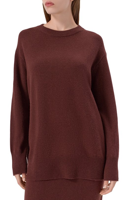 Кашемировый свитер OLOLOL OLKN034/306/BASE Коричневый  OLKN034/306/BASE Фото 3