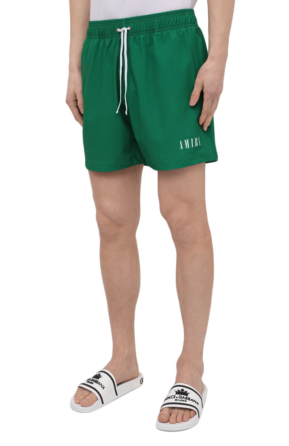 Плавки-шорты AMIRI зеленого цвета по цене 37600 руб., арт. MSB001-302, фото 3 Плавки-шорты AMIRI, арт. MSB001-302, фото 3