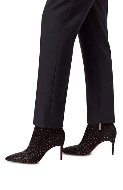 Замшевые ботильоны SANTONI, арт. WTIG71973HI2NRHS, фото 2