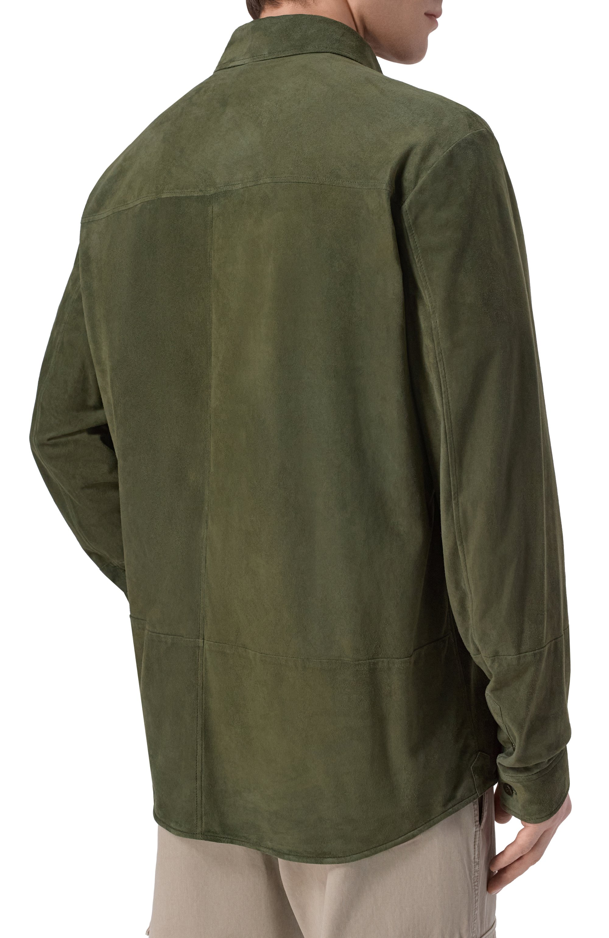 Замшевая рубашка STEFANO RICCI, арт. M7J6100352/SUEJS3_001, фото 4