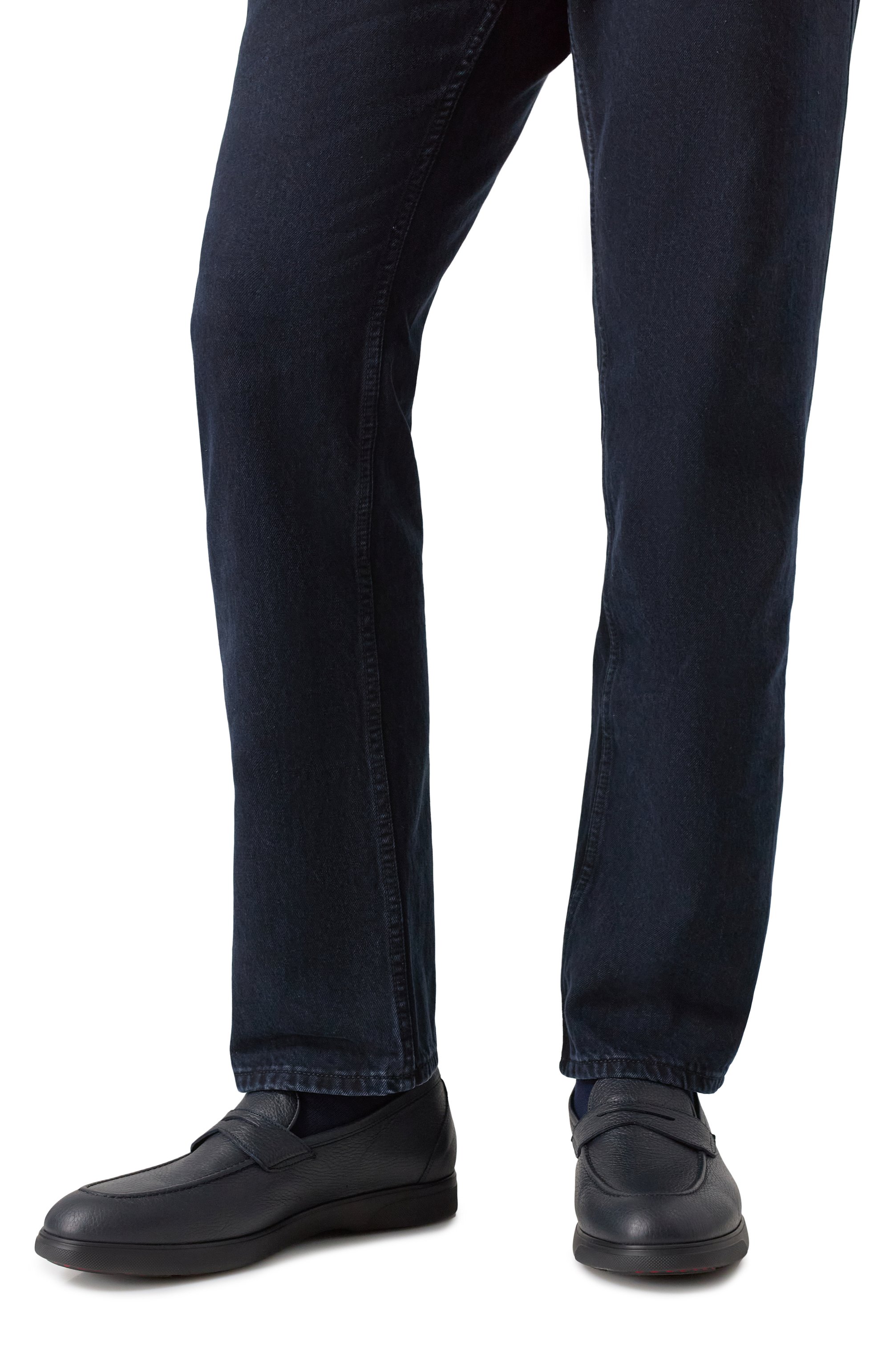 Кожаные пенни-лоферы KITON, арт. USSA103N0012602, фото 3